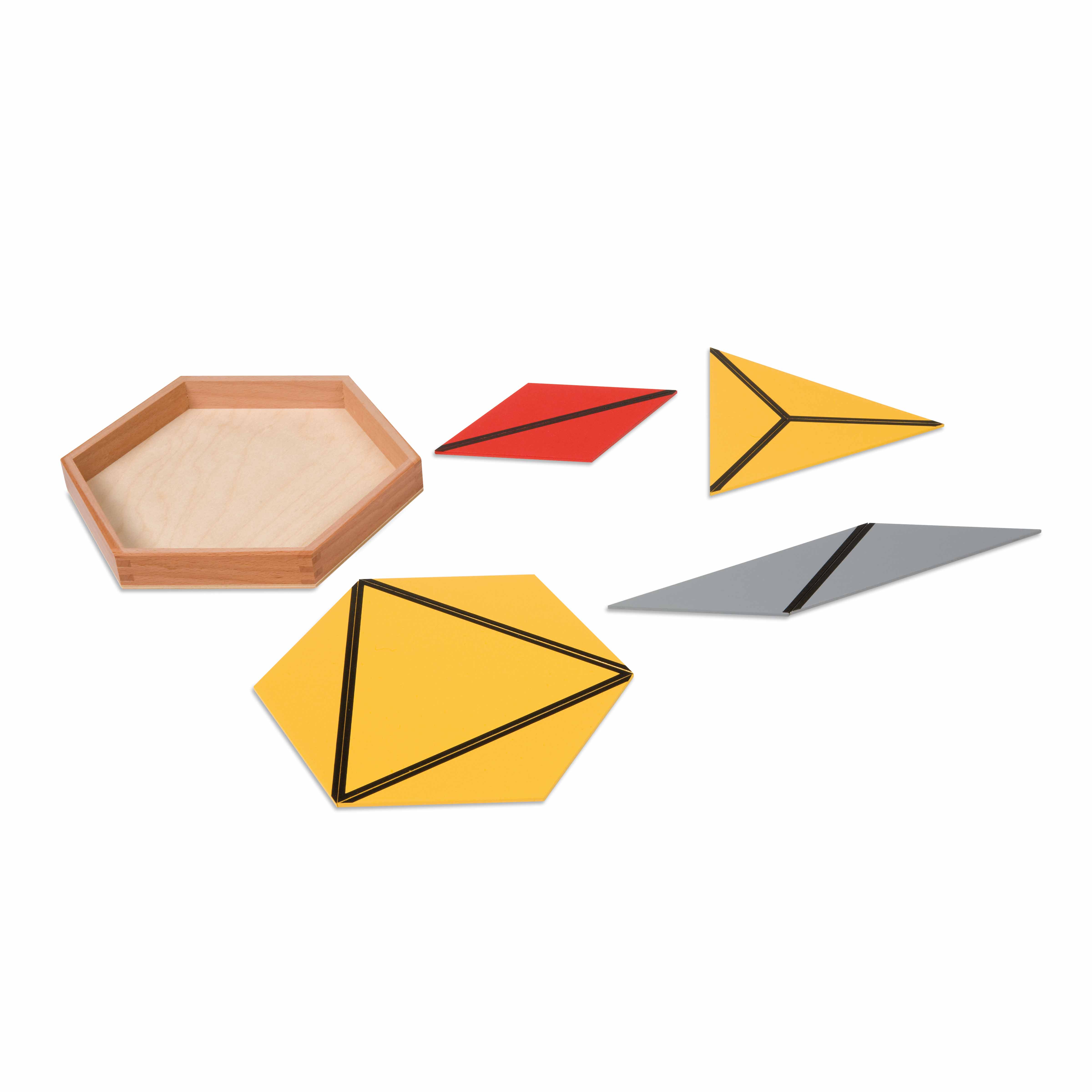 Konstruktive Dreiecke - Montessori Sinnesmaterial