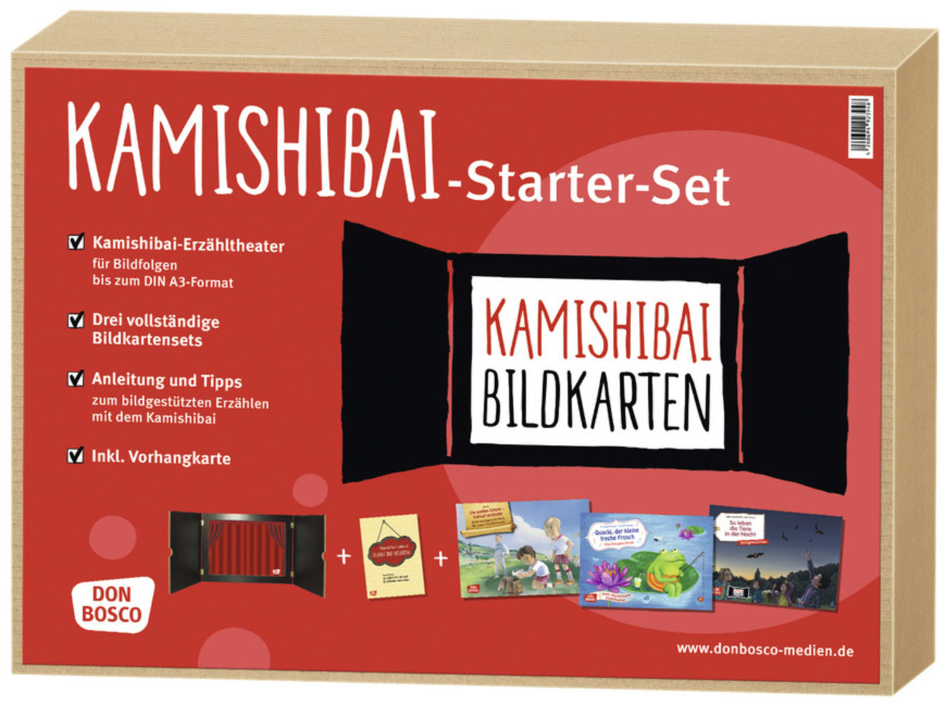 Kamishibai-Starter-Set zum Angebotspreis, 3-8 Jahre