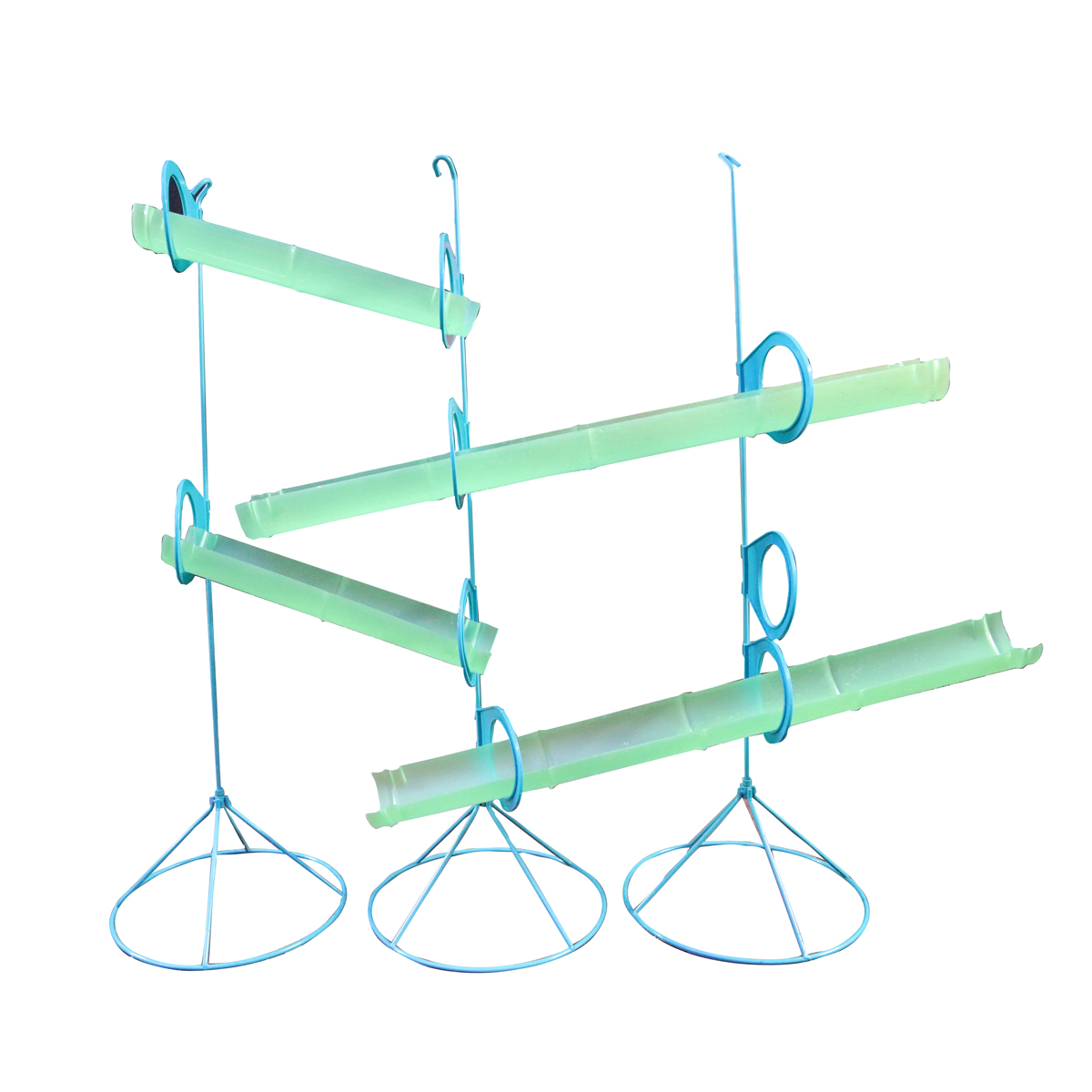 Wasserbahn Ständer 3er Set 120 x 40 x 40 cm, höhenverstellbar, drehbar