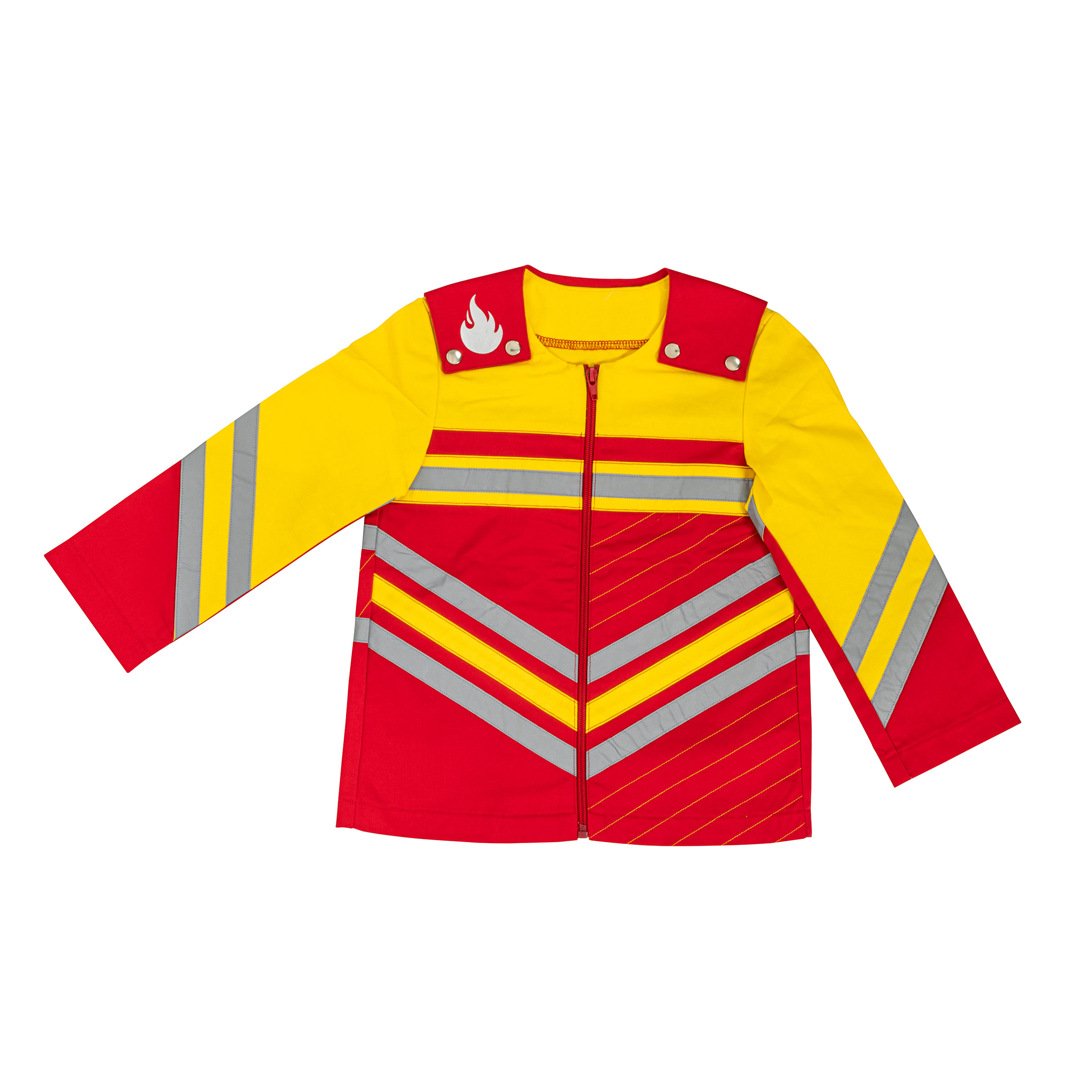 Feuerwehr-Kostüm für Kinder, Gr. 116, aus Bio-Baumwolle