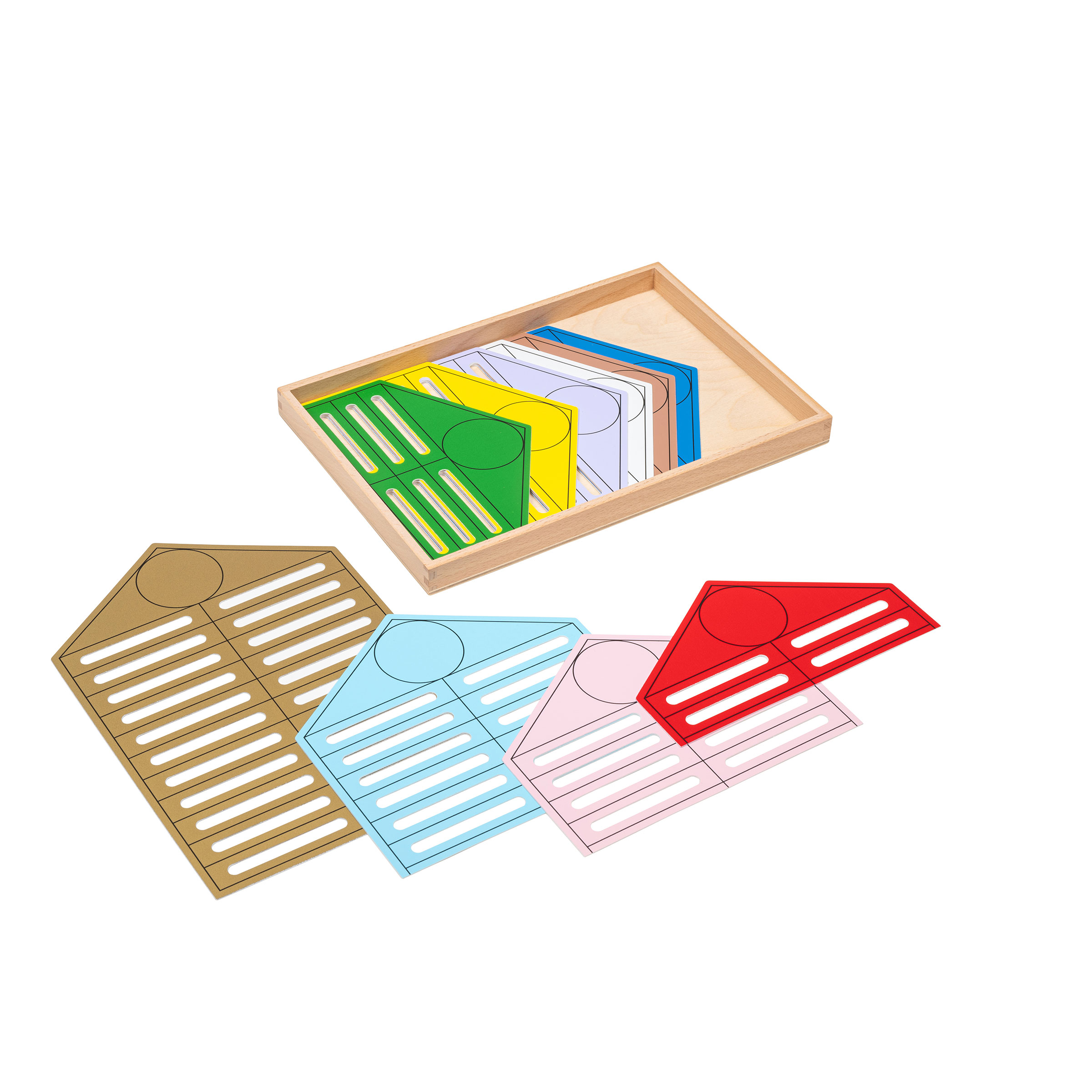 Perlenhäuser - Montessori Mathematik
