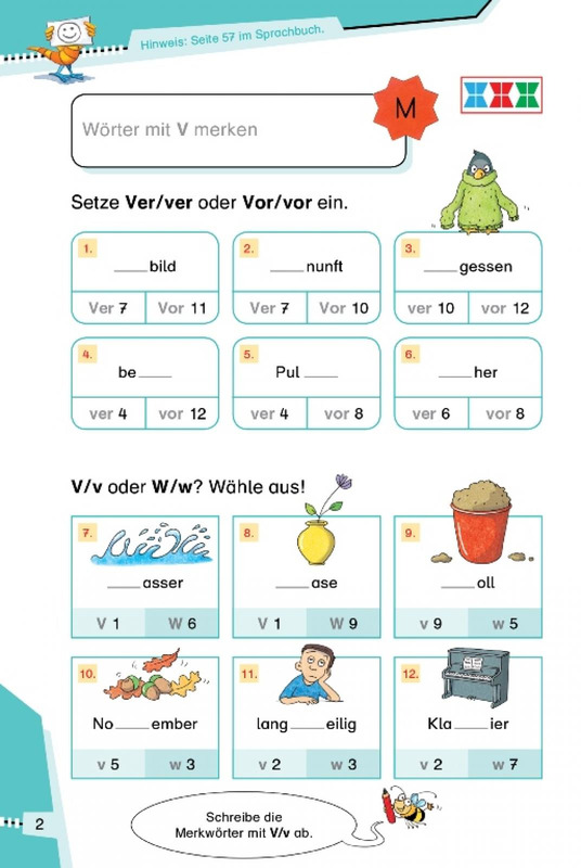miniLÜK Karibu Übungen zum Sprachbuch Teil 2, Heft, 3. Klasse