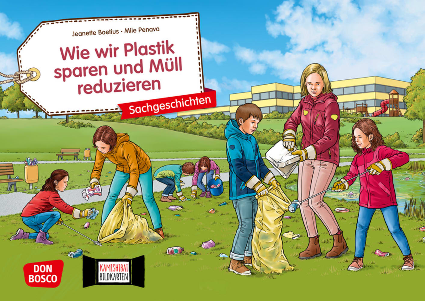 Kamishibai Bildkartenset - Wie wir Plastik sparen und Müll reduzieren, 4 bis 8 Jahre