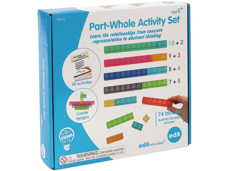 Cuisenaire-Stäbchen lichtdurchlässig zum Rechnen, Basis 10, ab 5 Jahren