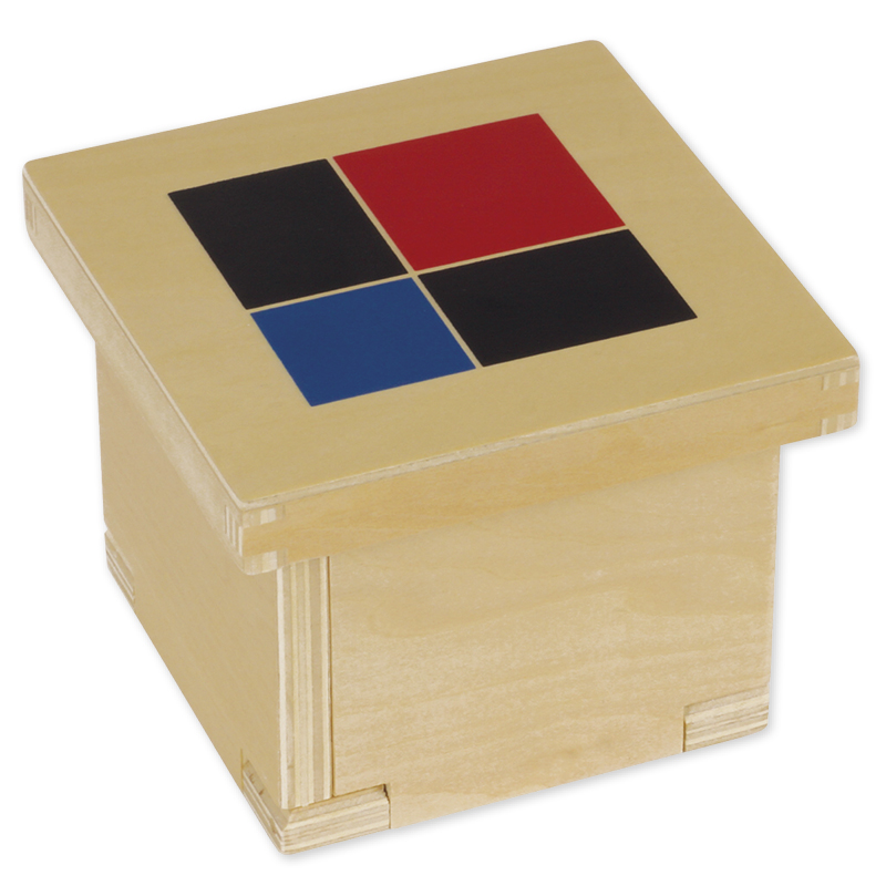 Montessori Binomischer Kubus, Binomischer Würfel in Holzbox