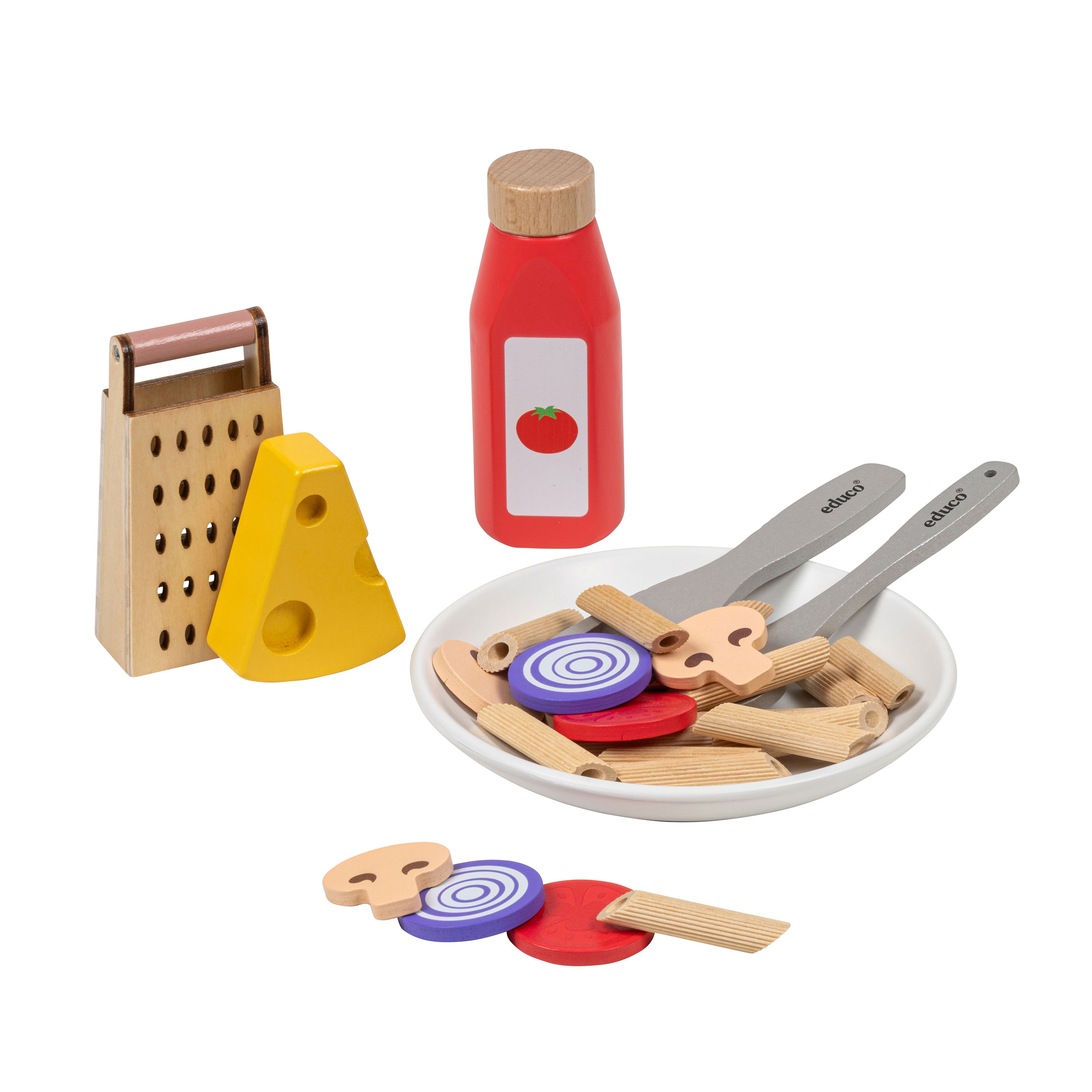 Pastaset für die Kinderküche, 29-teilig, Holz