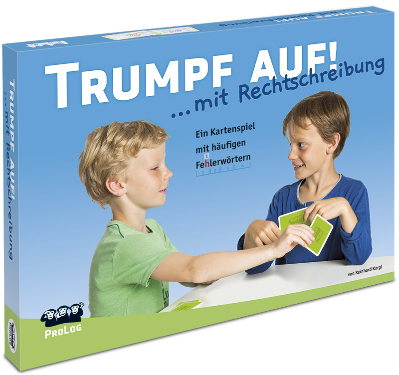 TRUMPF AUF! - mit Rechtschreibung, Spielkarten, ab 8 Jahre