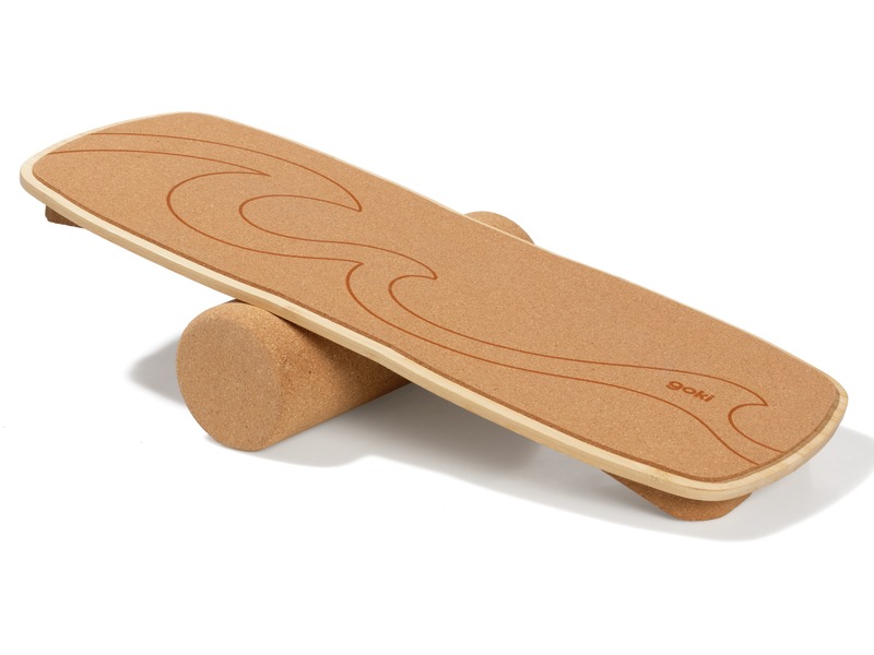 Balance Board mit Korkrolle aus Holz, ab 4 Jahren