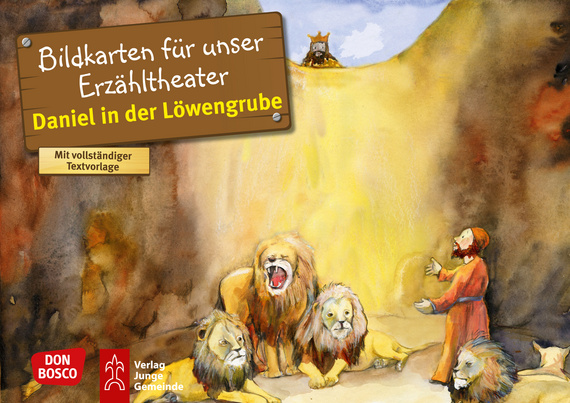 Kamishibai Bildkartenset - Daniel in der Löwengrube, 3-8 Jahre