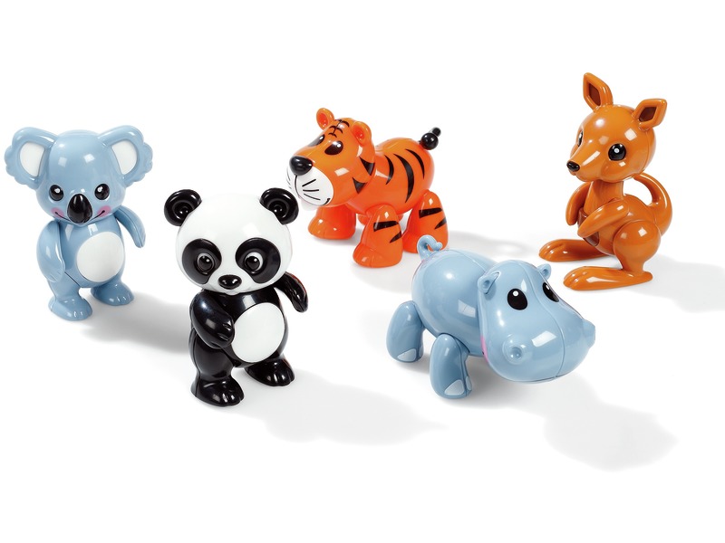 Spielfiguren Tiere der Welt zum Greifen und Spielen, 5 Tiere, ab 1 Jahr