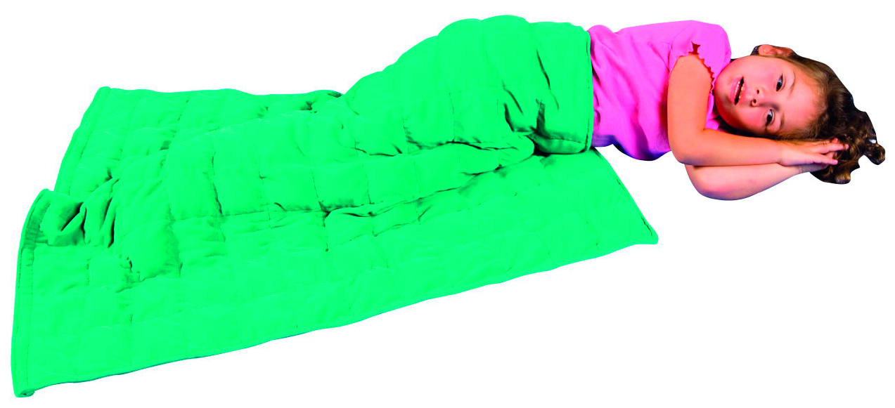 Gewichtsdecke Stimove Lay-On-Me, 76 x 86 cm, 2,1 kg, grün