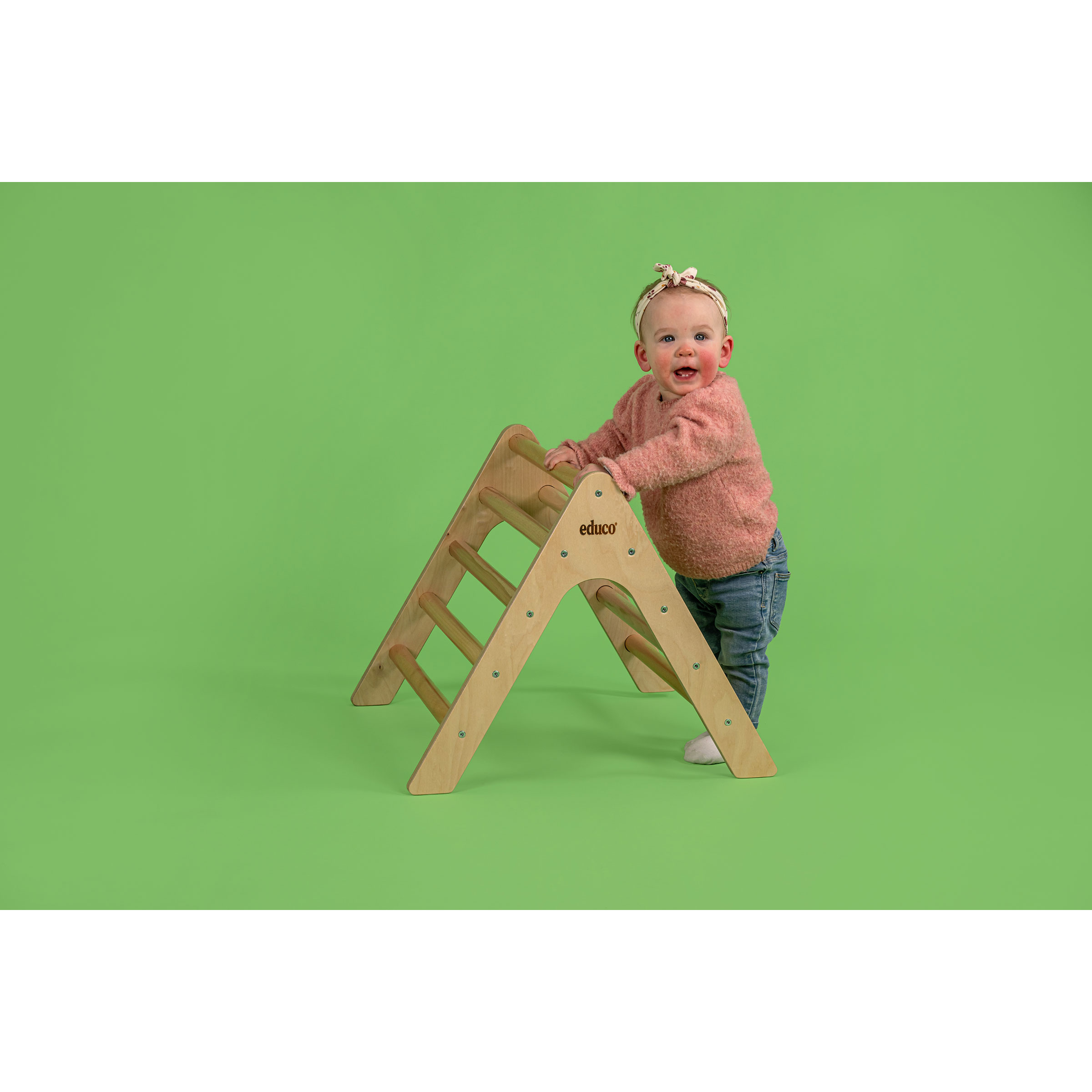 Kletterdreieck klein, faltbar – Pikler-inspiriertes Kletterspielzeug