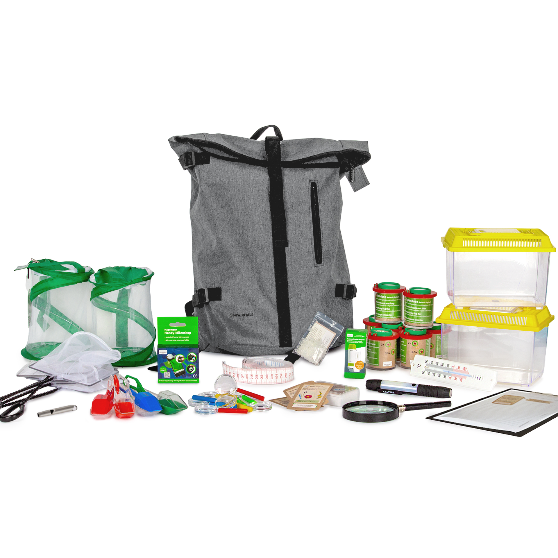 Forscher-Rucksack Natur Profi, Klassensatz, 45-tlg.