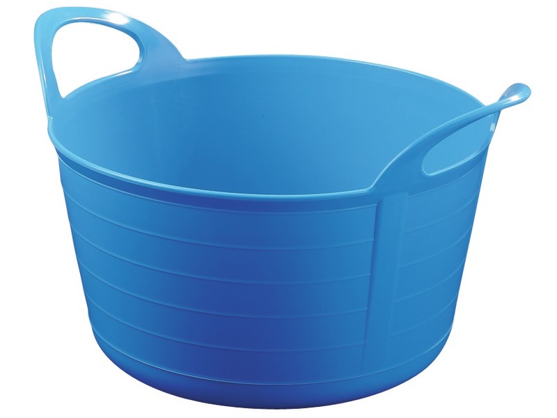Aufbewahrungstonne flexibel aus weichem Kunststoff, 12 Liter, blau