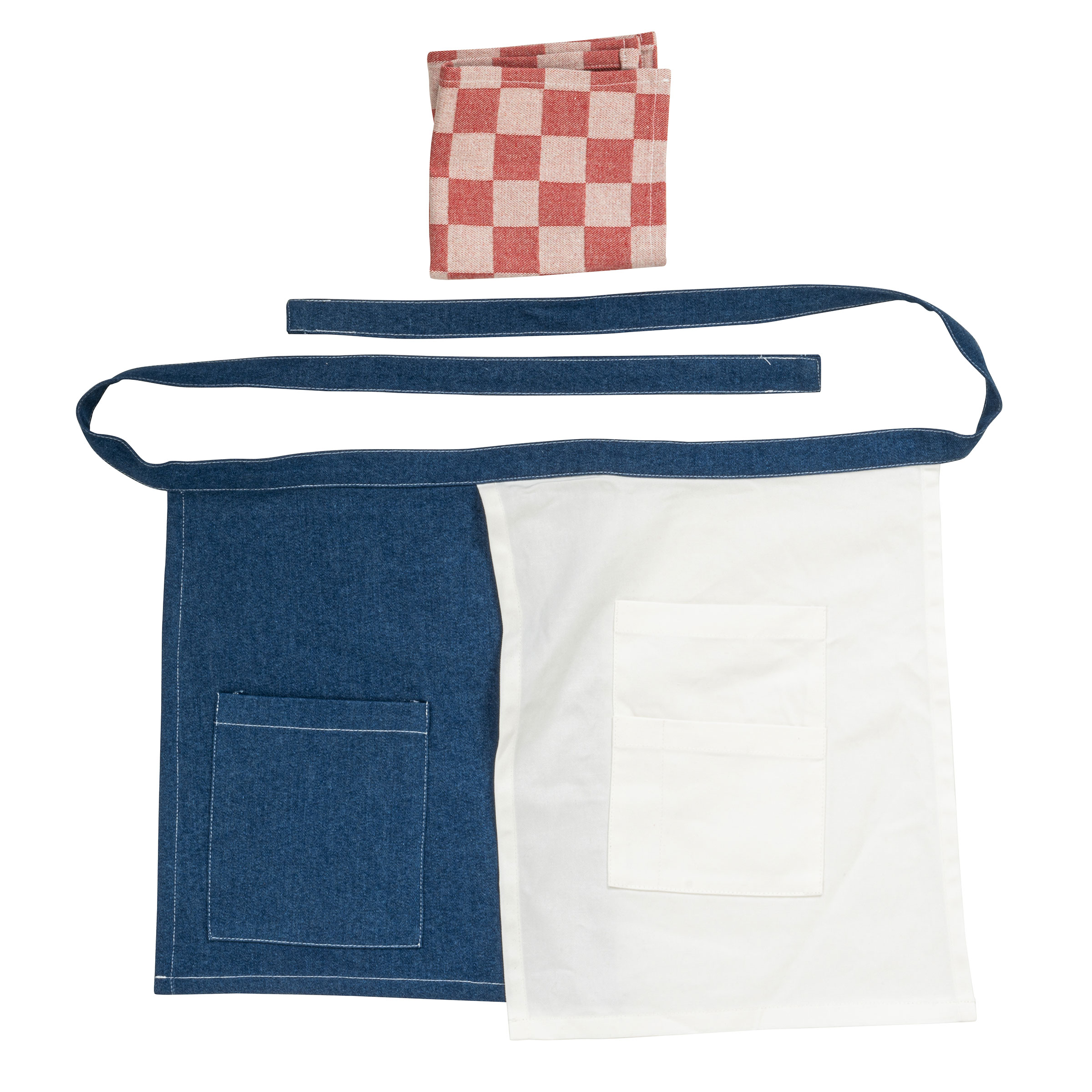 Kellner-Kostüm für Kinder, Gr. 116, aus Bio-Baumwolle