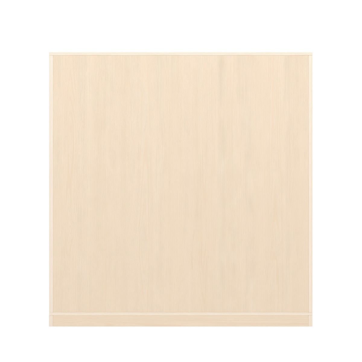 Regalschrank, mittelhoch, 12 Fächer, mit Holzsockel, 120x39x120 cm, Ahorn
