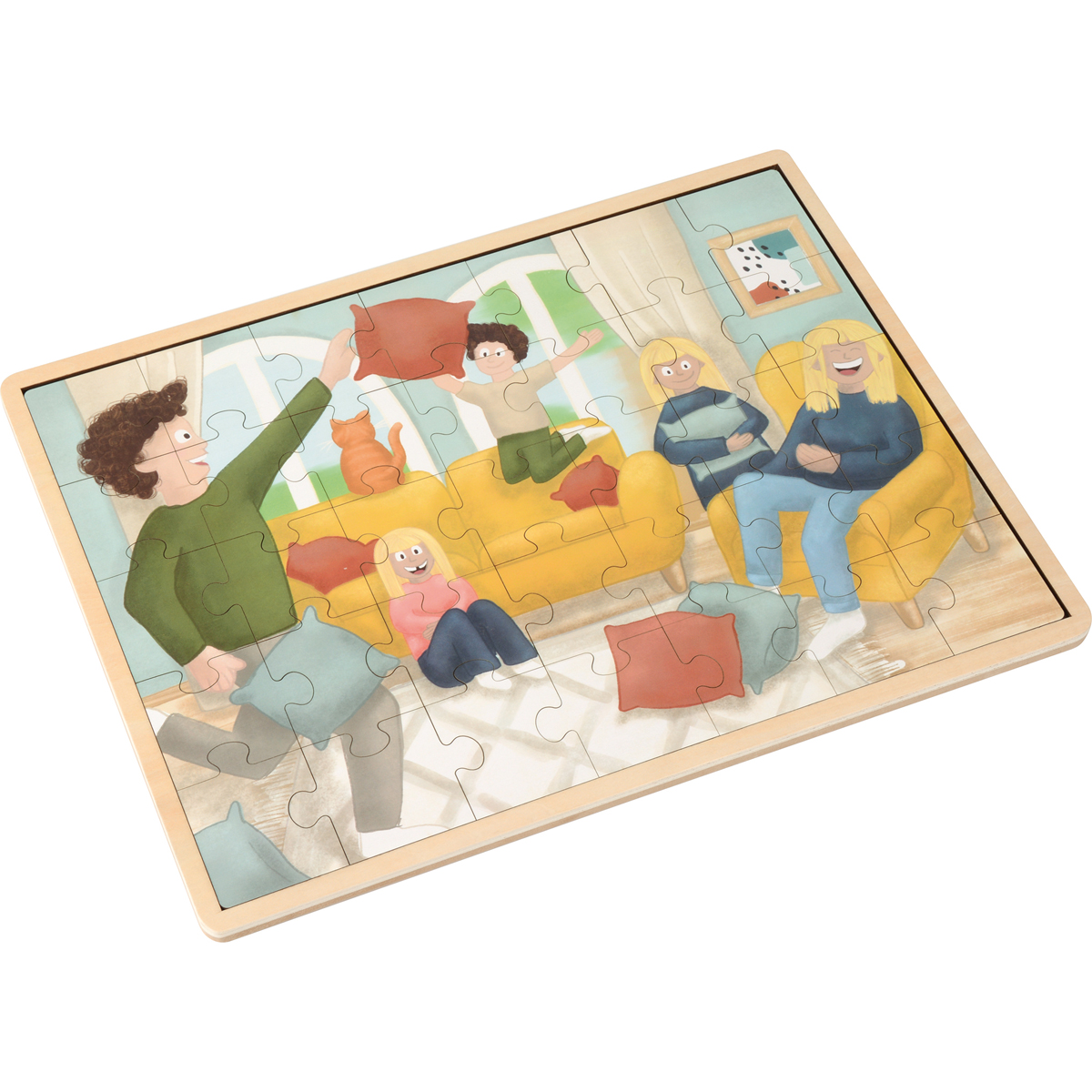 Puzzles Bunte Welt 6er Set, 35 Teile je Puzzle, 42 x 32 cm