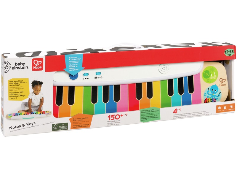 Kinder-Keyboard Magic Touch aus Holz für erste Klangerfahrungen, ab 1 Jahr