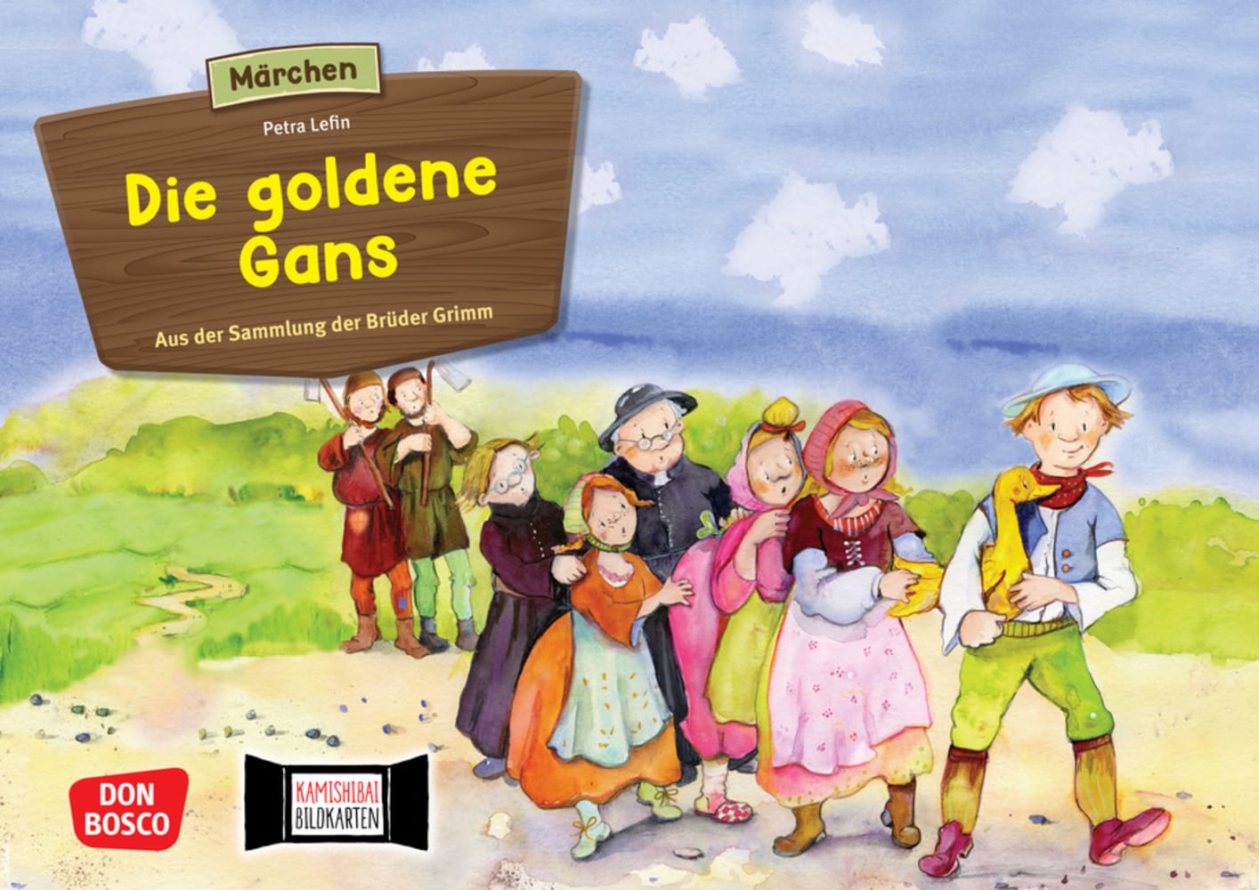 Kamishibai Bildkartenset - Die goldene Gans, 3-8 Jahre