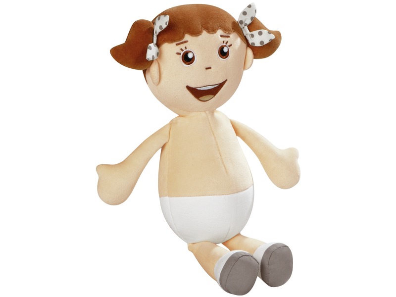 Emotionspuppe Baby Camille aus Stoff mit Kuscheltier, ab 0 Jahren