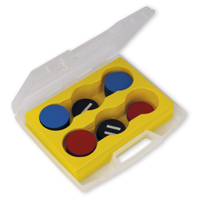 Demo-Wendeplättchen, magnetisch, 125-tlg., im Koffer