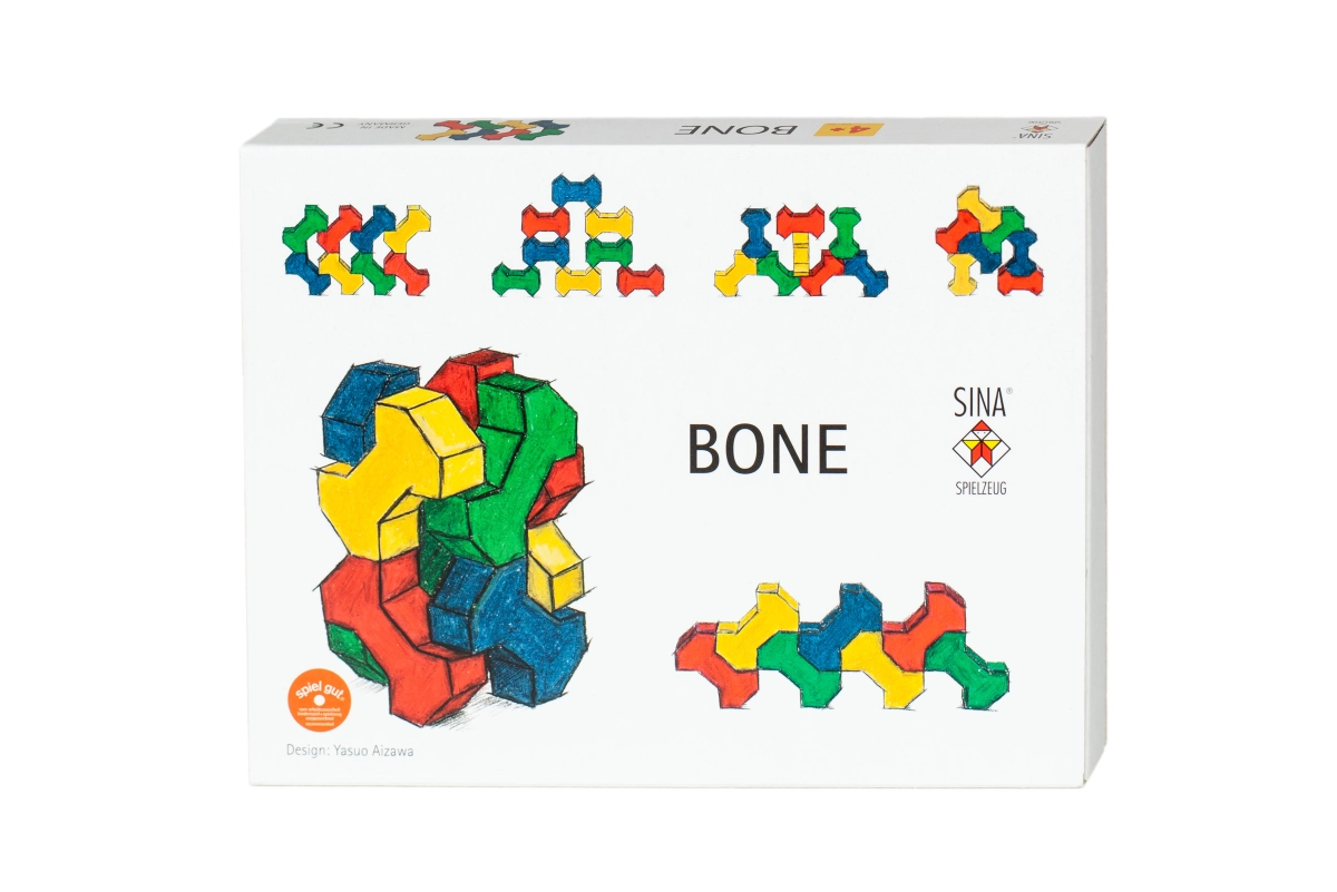 Bauspiel Bone (8 Steine) - aus Holz, Holzbausteine, ab 36 Monaten