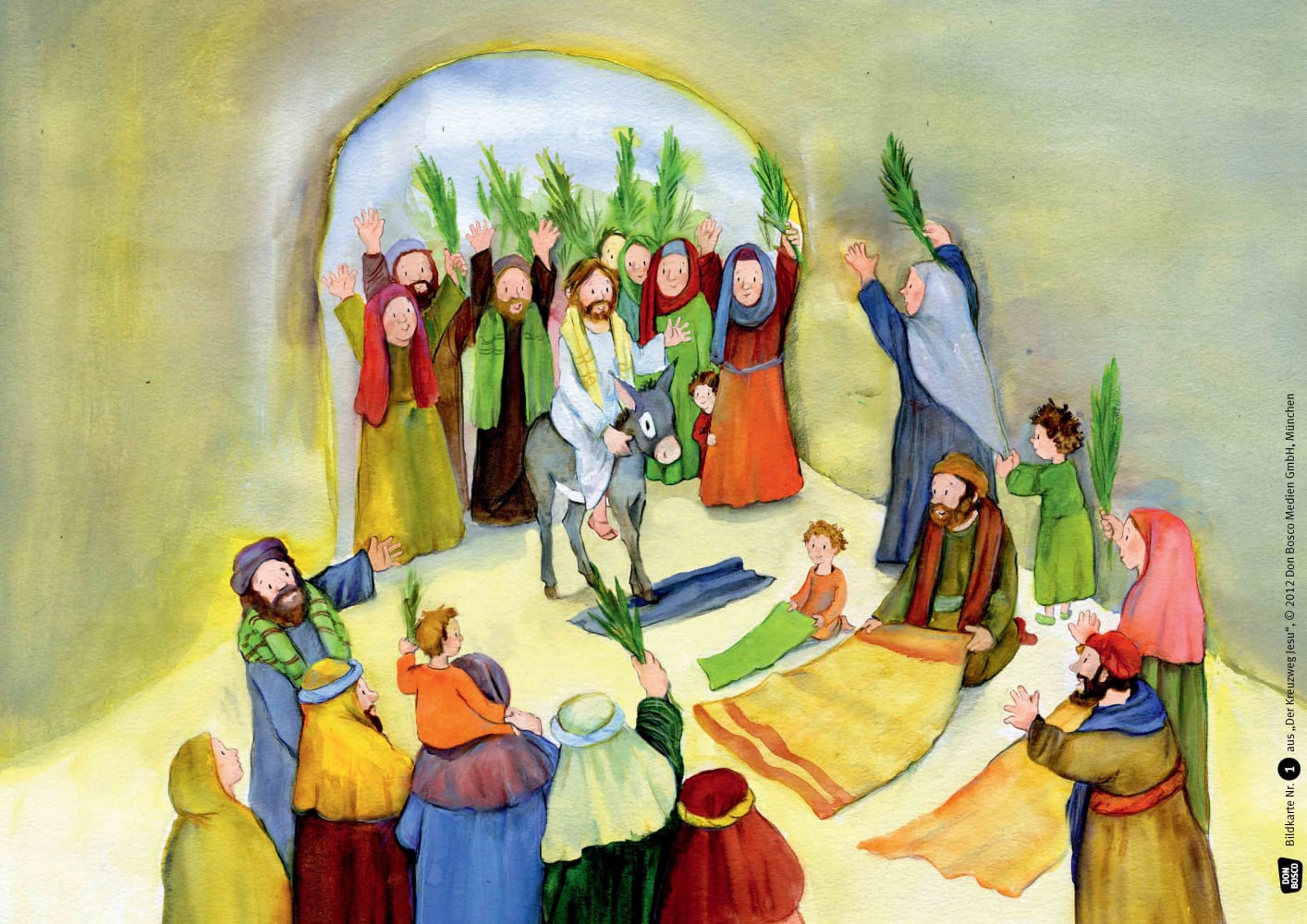 Kamishibai Bildkartenset - Der Kreuzweg Jesu, 3-8 Jahre