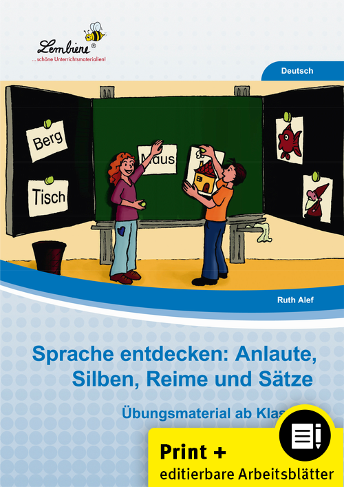 Sprache entdecken: Anlaute Silben Reime und Sätze, Kopiervorlagen, 3.-5. Klasse