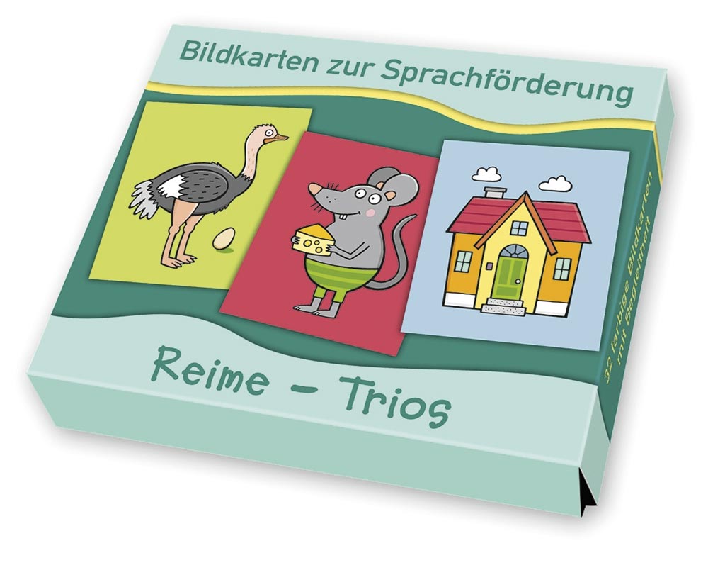 Reime-Trios, Bildkarten, 6-8 Jahre