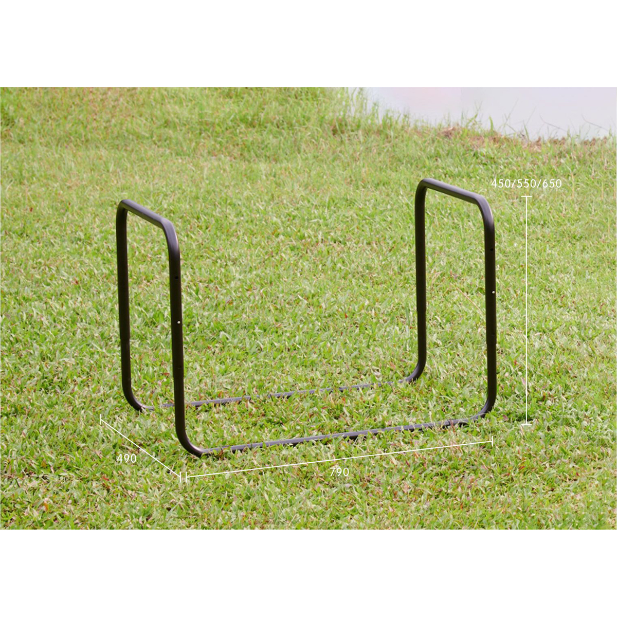Höhenverstellbarer Ständer für rechteckige Spielbretter, Beine 45 55 65 cm, Gummifüße