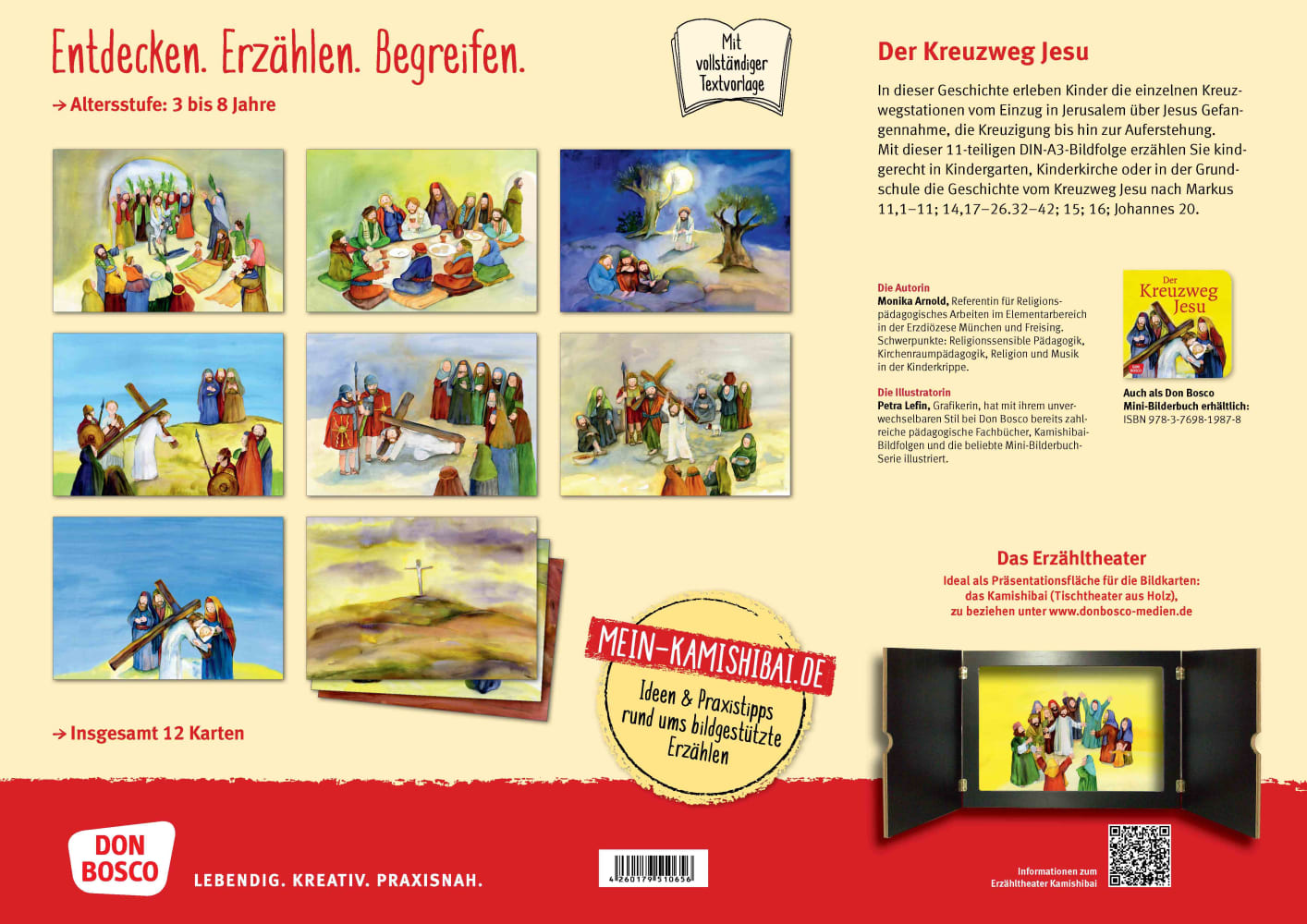 Kamishibai Bildkartenset - Der Kreuzweg Jesu, 3-8 Jahre
