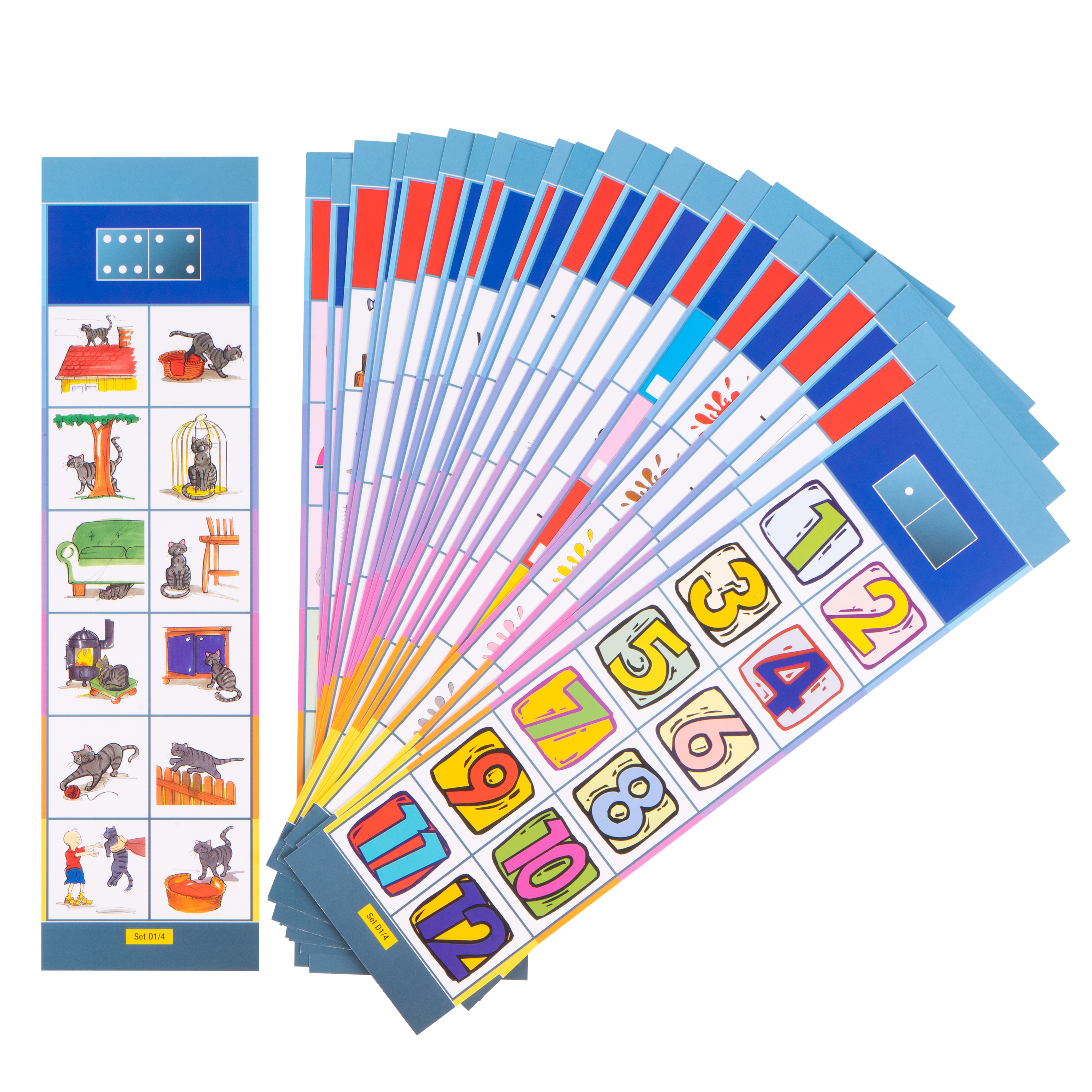 Lernkarten, Flocards Grundschule, Deutsch D4, Wortarten, 24-teilig