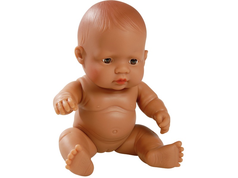 Babypuppe Anna mit festem Körper, ohne Haare, 21 cm, ab 1 Jahr