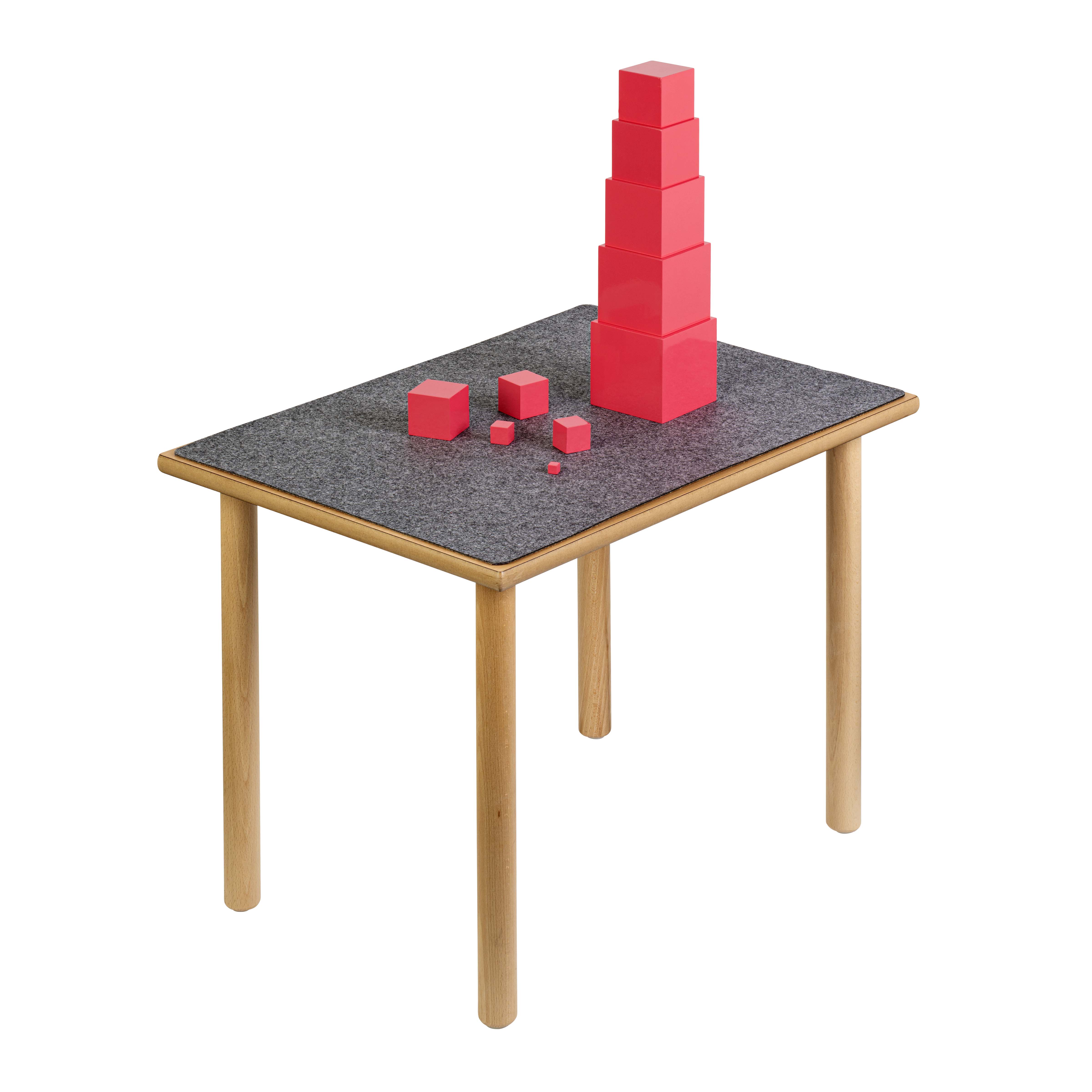 Materialunterlage: rechteckig (5 St) - Montessori Frühkindliche Entwicklung