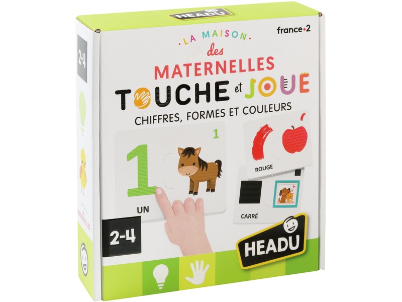 Zweiteilige Puzzles Zahlen, Formen und Farben, ab 2 Jahren