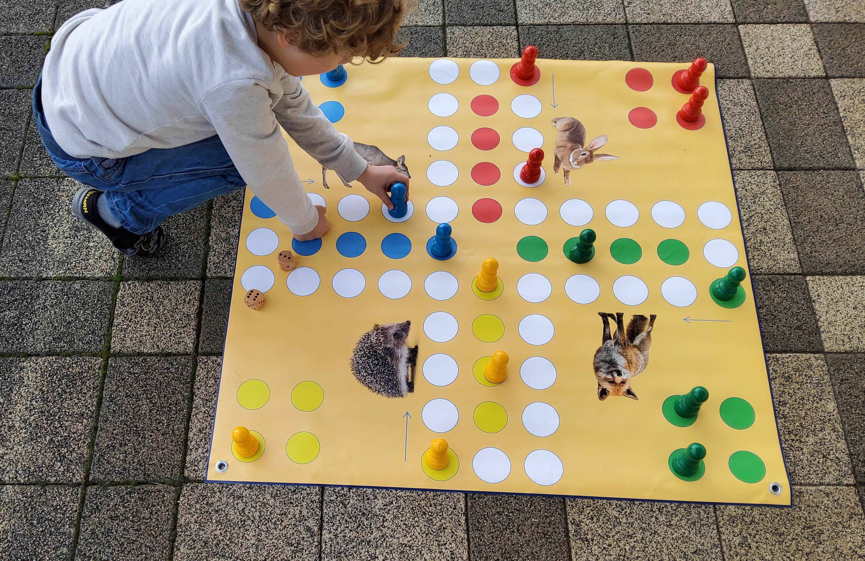 Outdoor Ludo Tiere, Bodenteppich
