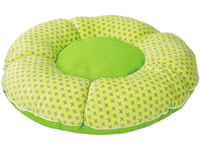 Babykissen Kuschelnest mit Samtbezug, Ø 120 cm, ab 0 Jahren, elfenbein