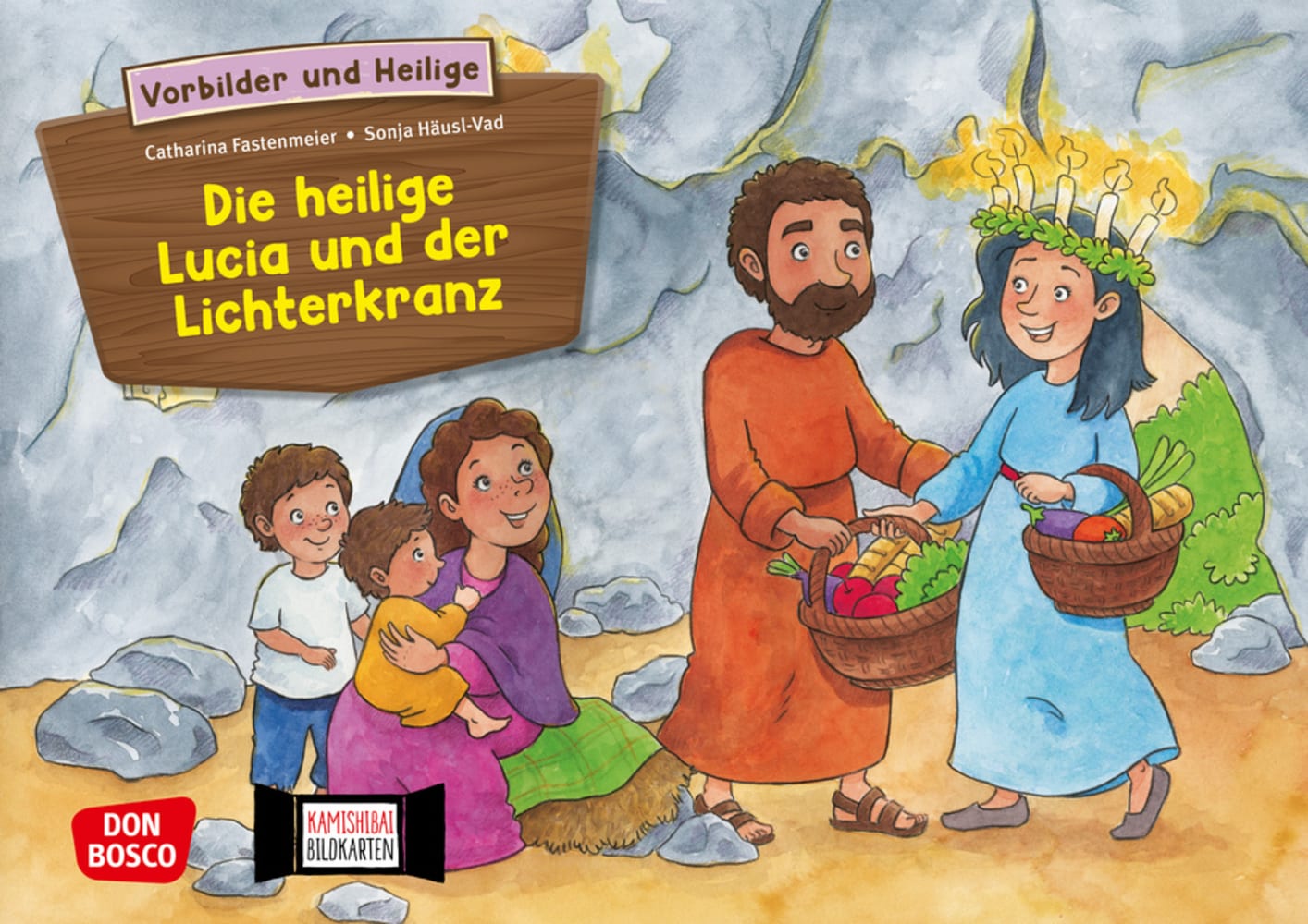 Kamishibai Bildkartenset - Die heilige Lucia und der Lichterkranz, 3 bis 10 Jahre