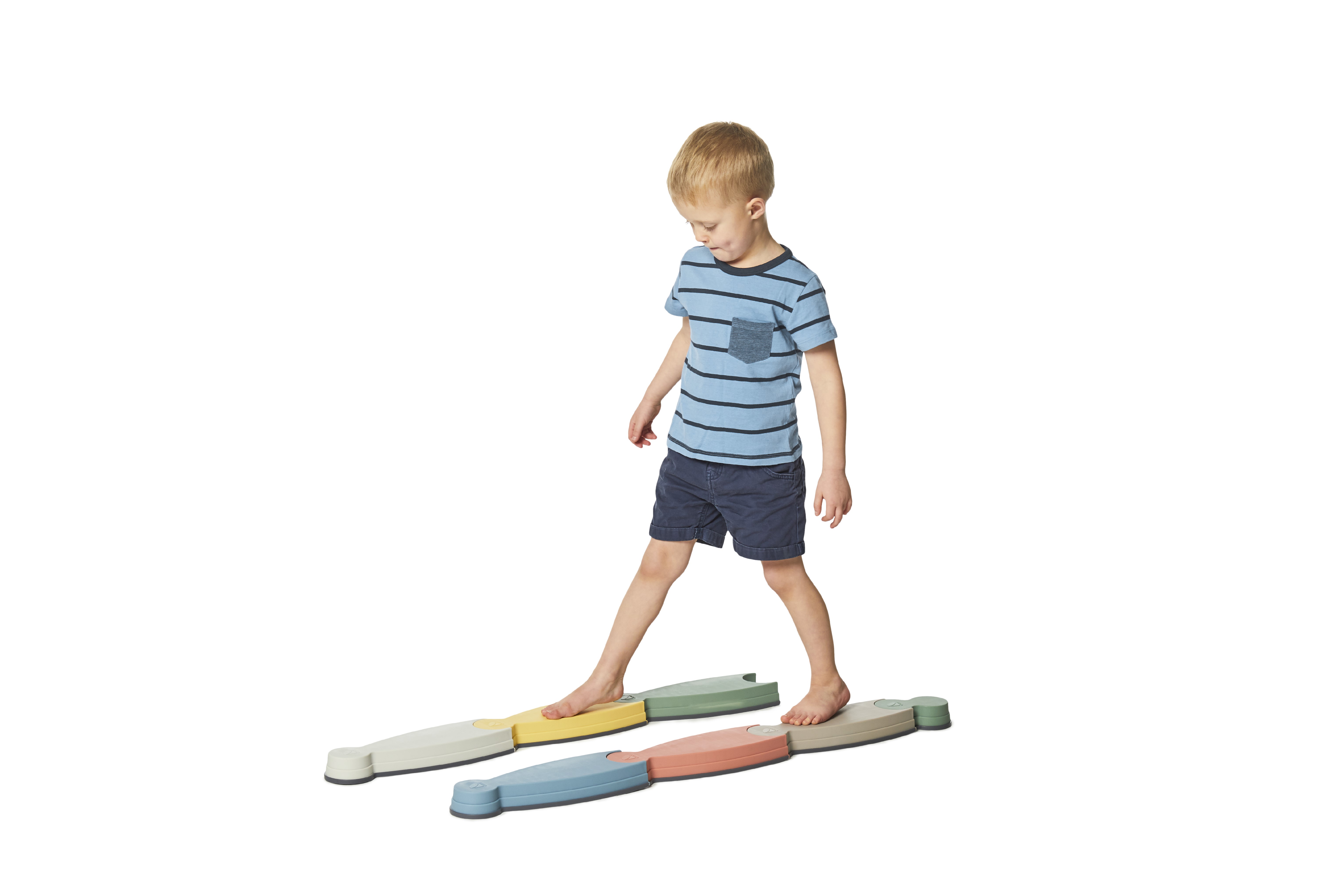 Balancierpfad, Gonge Der Fluss Nordic, 6er Set, Pastell, ab 2 Jahre