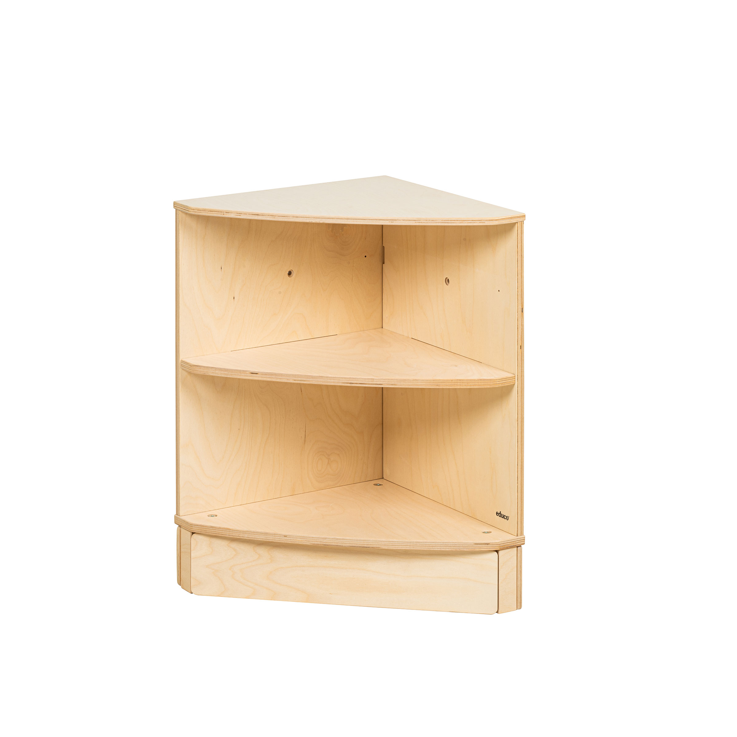 Educo Küchen-Eckschrank mit Stauraum aus Holz