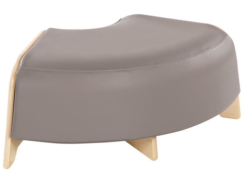 Sitzmöbel Silva Ecksitz aus Schaumstoff, Länge 49 cm, Sitzhöhe 25 cm, hellgrün