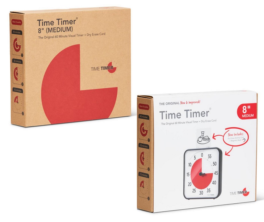 Visueller Timer Time Timer Original Medium, 19 x 19 cm