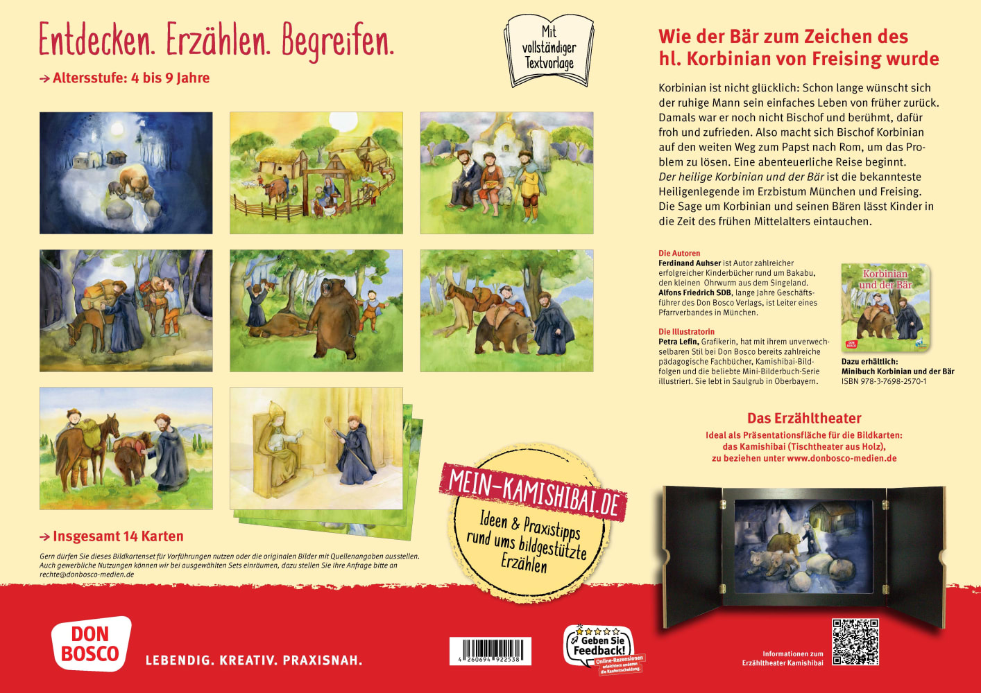 Korbinian und der Bär. Kamishibai Bildkartenset, 4-9 Jahre