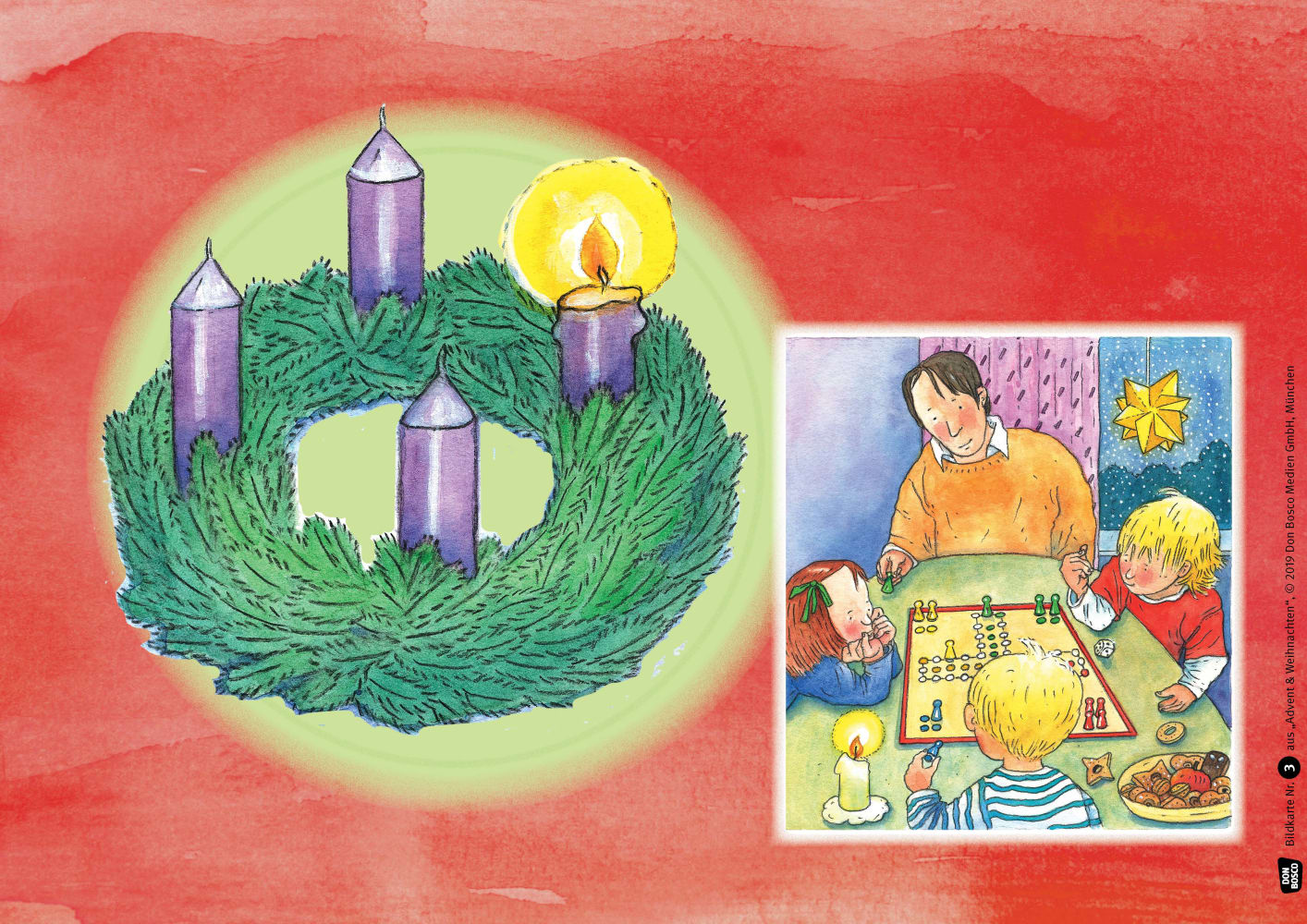 Kamishibai Bildkartenset - Advent und Weihnachten, 2 bis 6 Jahre
