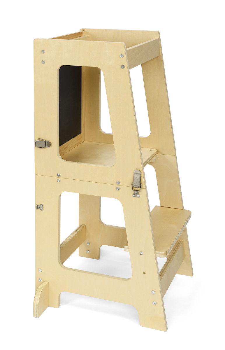 Lernturm First Tools 3-in-1 aus Birkensperrholz, natur