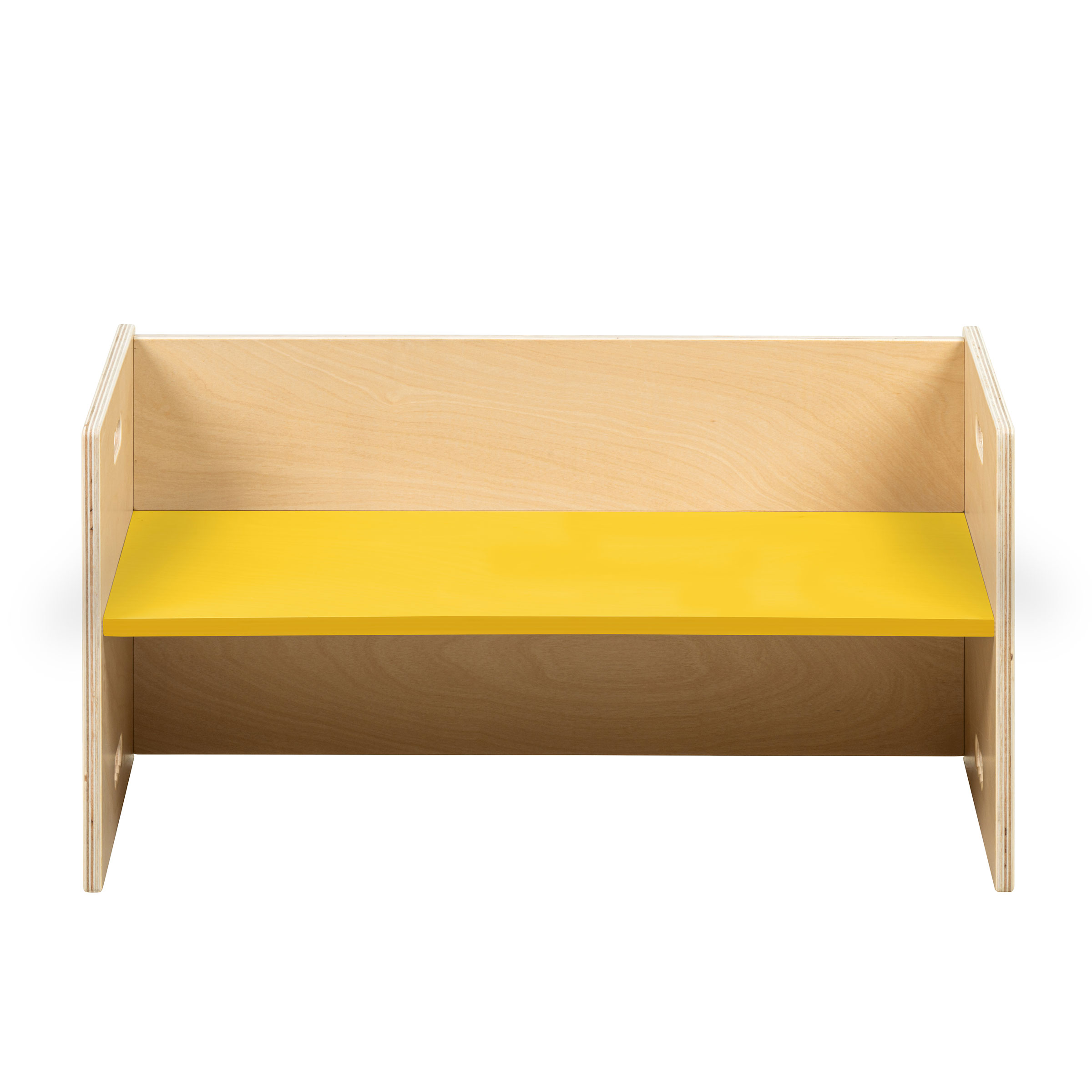 Kubenbank 72 x 36 cm, Maisgelb – Sitzbank und Tisch