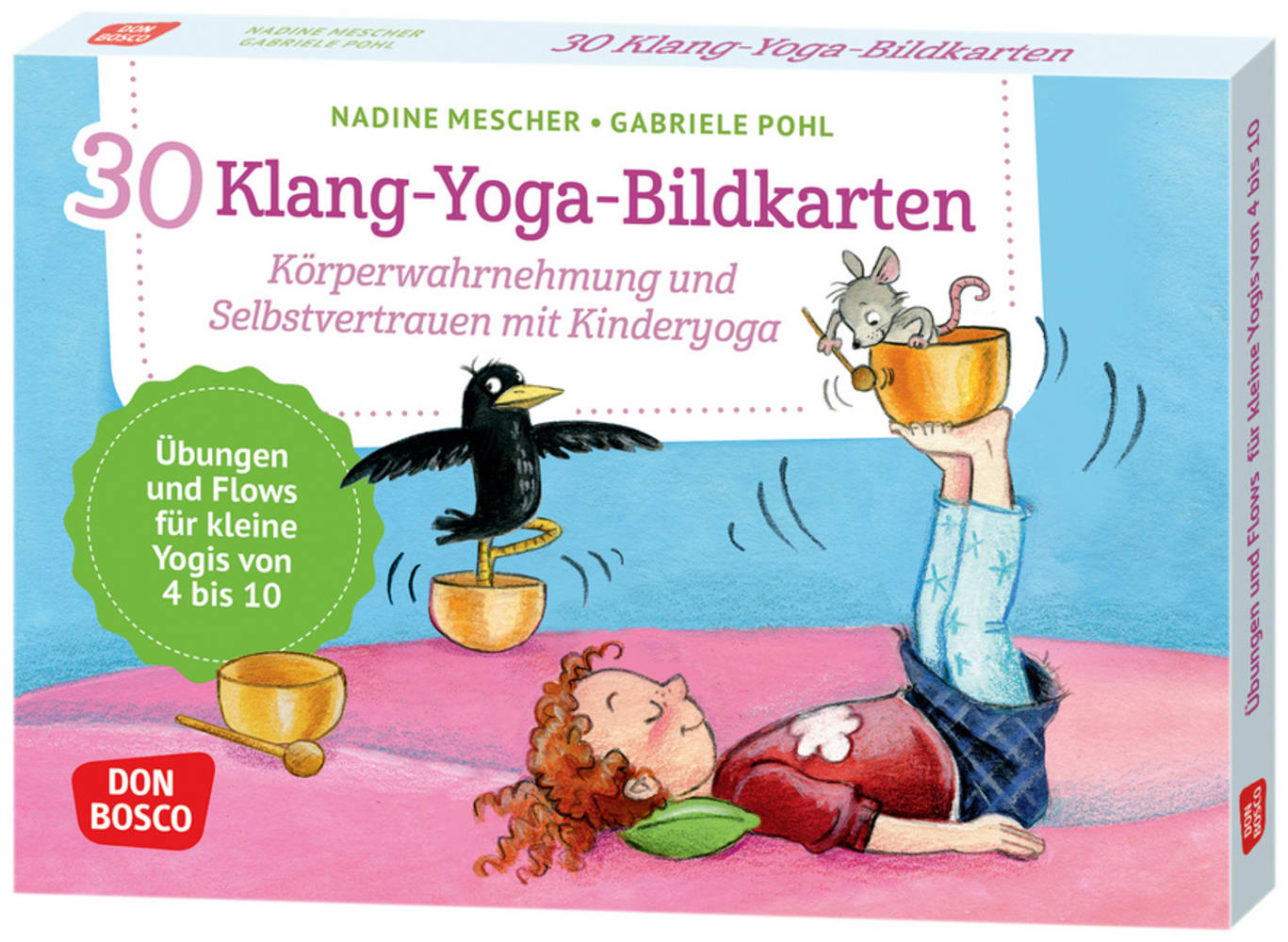 30 Klang-Yoga-Bildkarten, 4-10 Jahre