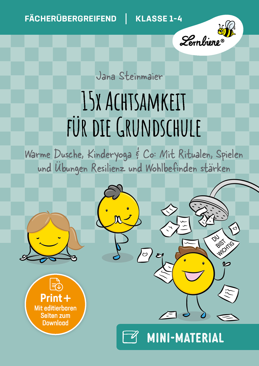 15x Achtsamkeit für die Grundschule, Buch, 1.-4. Klasse