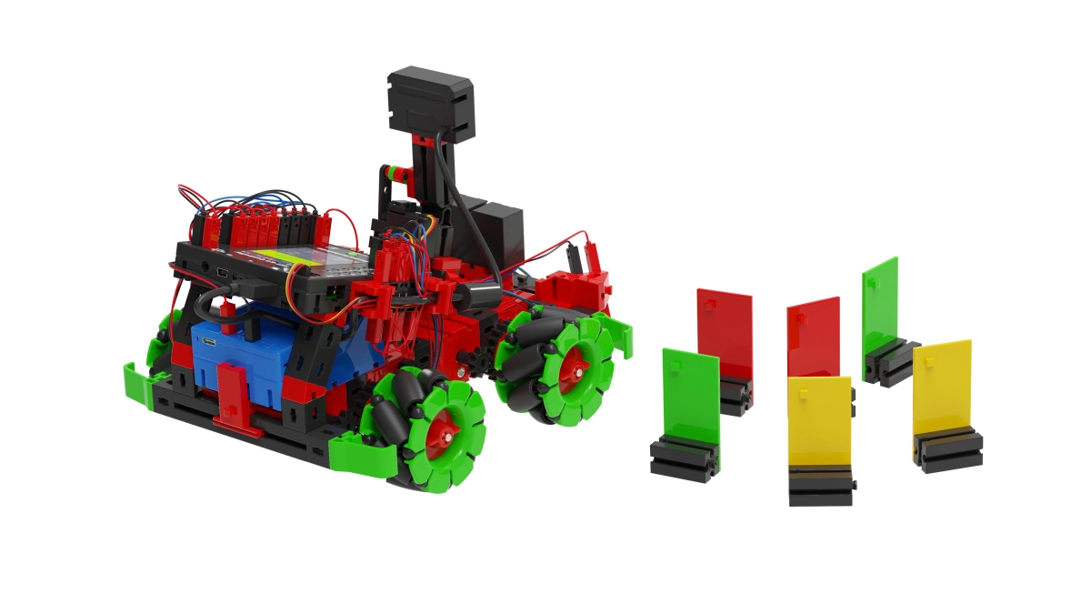 fischertechnik SC Ultimate AI Add On: Mobility, Erweiterungsset Autonomes Fahren für STEM Coding Ultimate AI