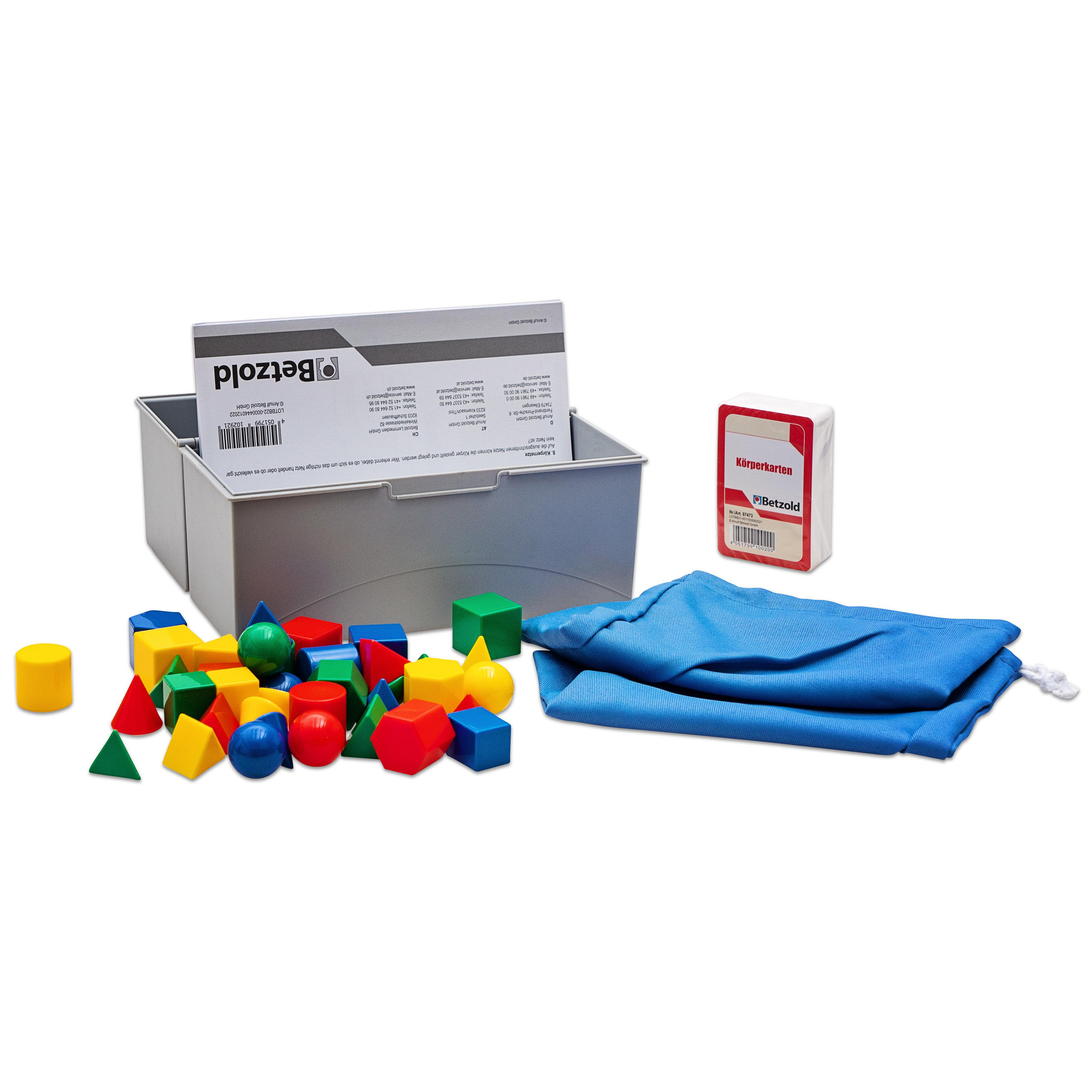 Körperkasten, geometrisches Übungsmaterial, 8-13 Jahre